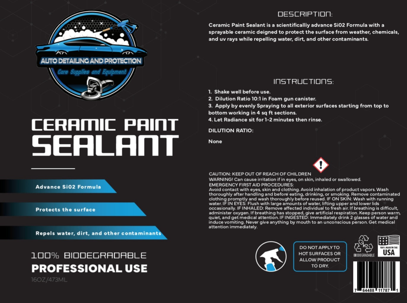Ceramic Paint Sealant